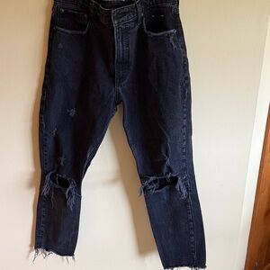 Abercrombie & Fitch Black High Rise Skinny Jeans